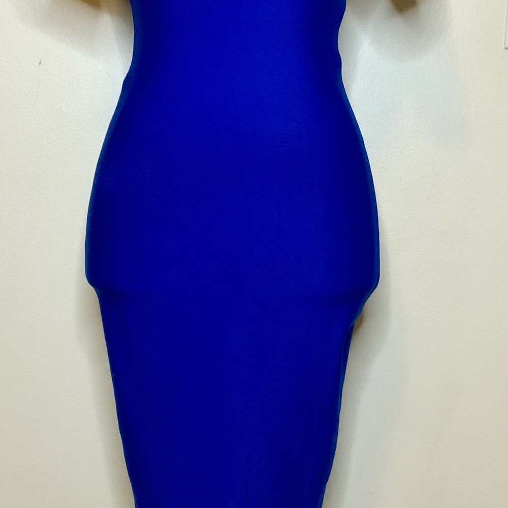 Elegant Blue Women's Dress